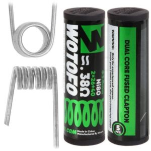 Fio Wotofo N80 Dual Core Fused Clapton 2x26g+40g 0.38Ohm Coil (1Un)