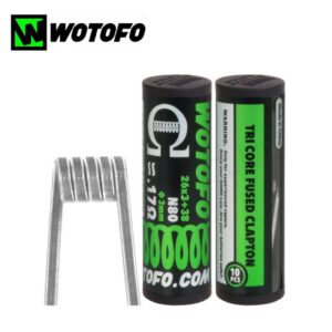 Fio Wotofo Tri Core Fused Clapton N80 26Gx3+38G 0.17Ohm Coil (1Un)