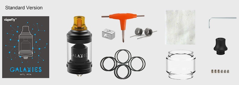 Vapefly Galaxies MTL RTA 3ml/5ml Black - Image 5