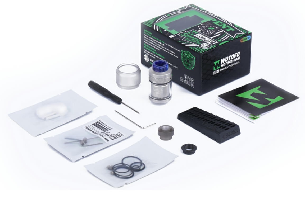 Wotofo Serpent Elevate RTA 3.5ml/4.5ml Black - Image 3