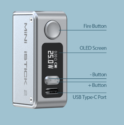 Eleaf Mini iStick 2 1100mAh Mod Grey - Image 3