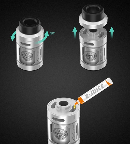 Geekvape Zeus 4ml RTA Blue - Image 3