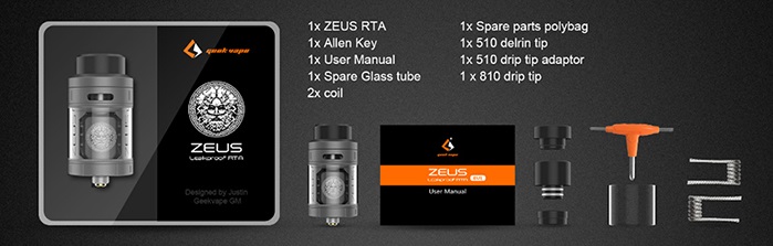 Geekvape Zeus 4ml RTA Blue - Image 5