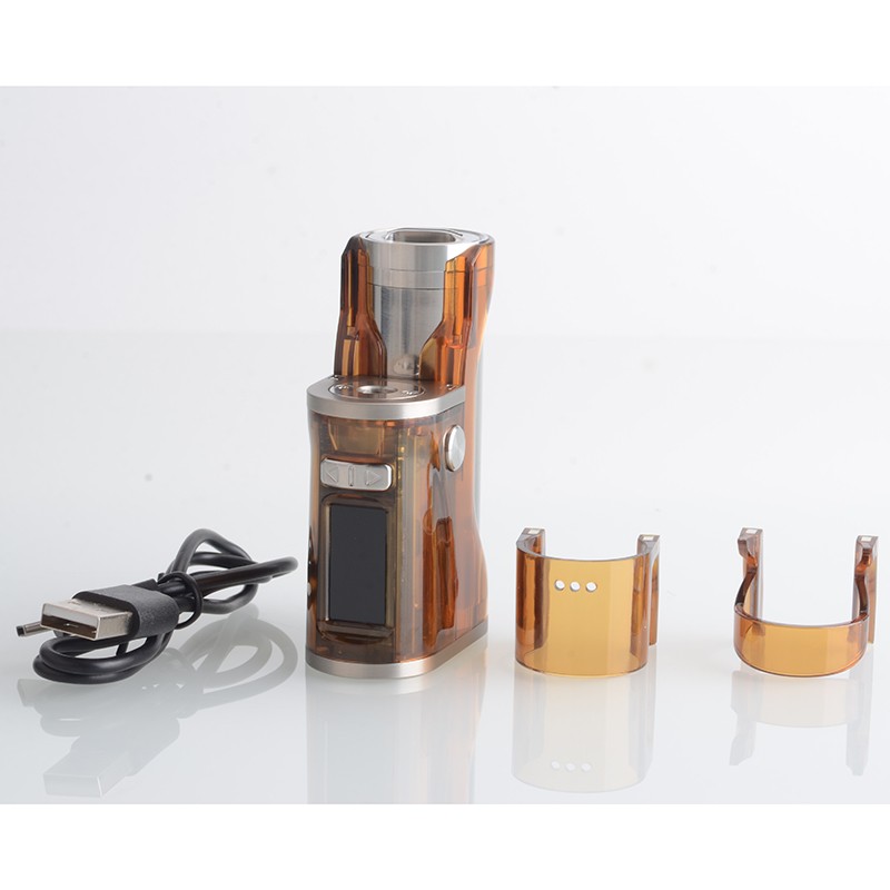Hippovape B'adapt Pro 100W SBS Mod Amber Clear - Image 3