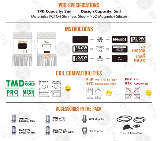 BP Mods Lightsaber (Long Version) 2100mAh 5ml Kit - Gunmetal - Image 5