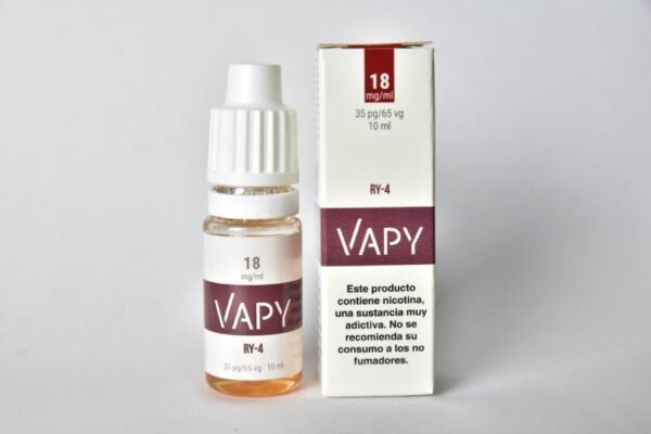 Líquido Vapy 10ML 18mg/ml RY4
