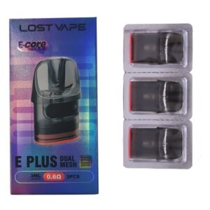 Coil Pod Lost Vape E Plus 0.6Ohm Dual Mesh 3ML (1uni.)